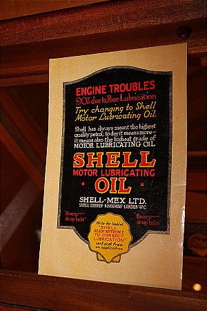 SHELL OIL CARD (Back) - click to enlarge